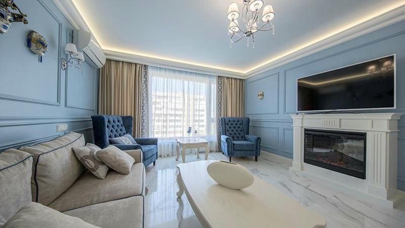 Роскошная 3К Квартира 120М2 На Набережной В Жк Obolon Residentsic Kiev Dış mekan fotoğraf